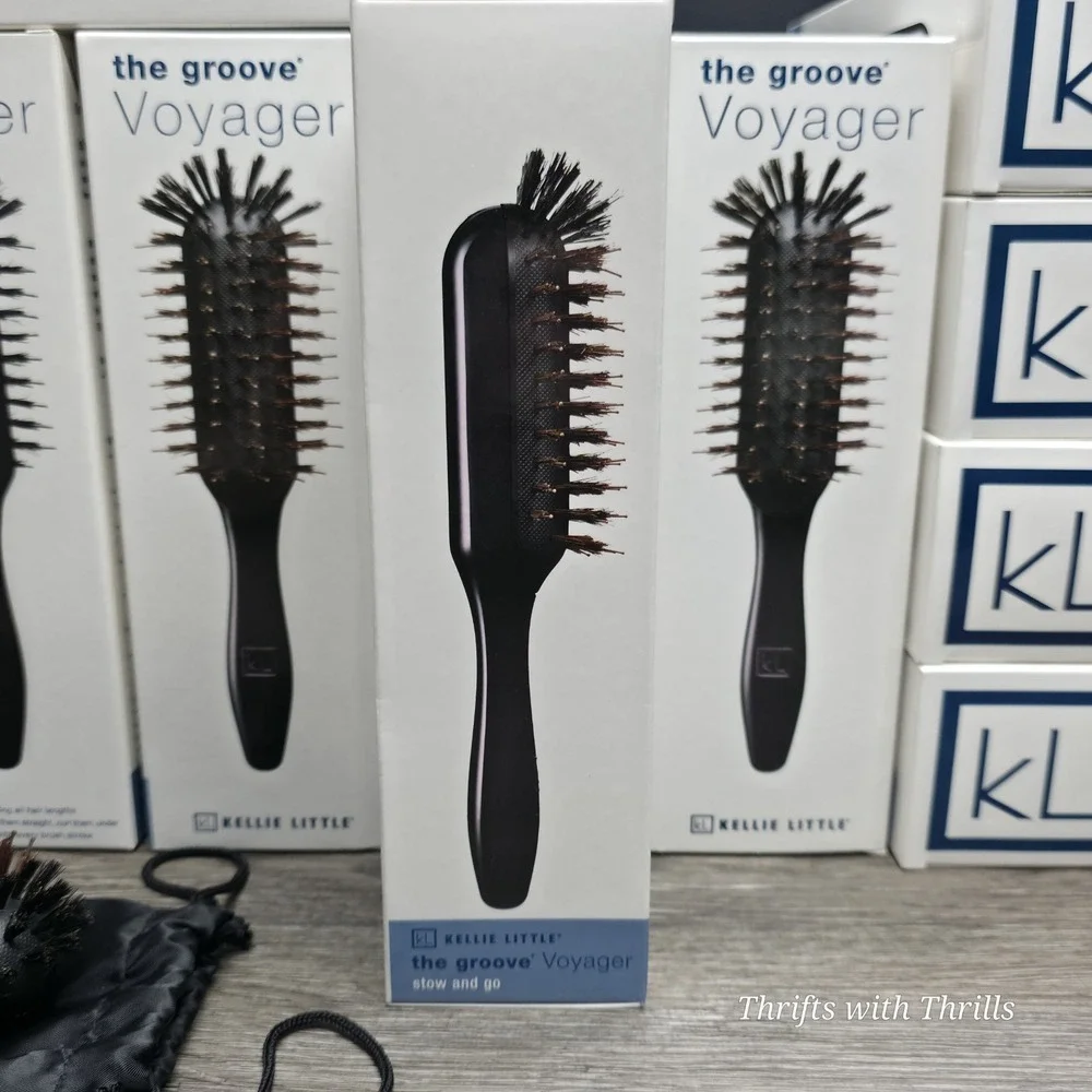 The Groove Voyager By Kellie Little - Premium Designer Hair Styling Brush - New